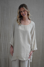 Lia Oversized Top with Sleeves