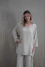 Lia Oversized Top with Sleeves