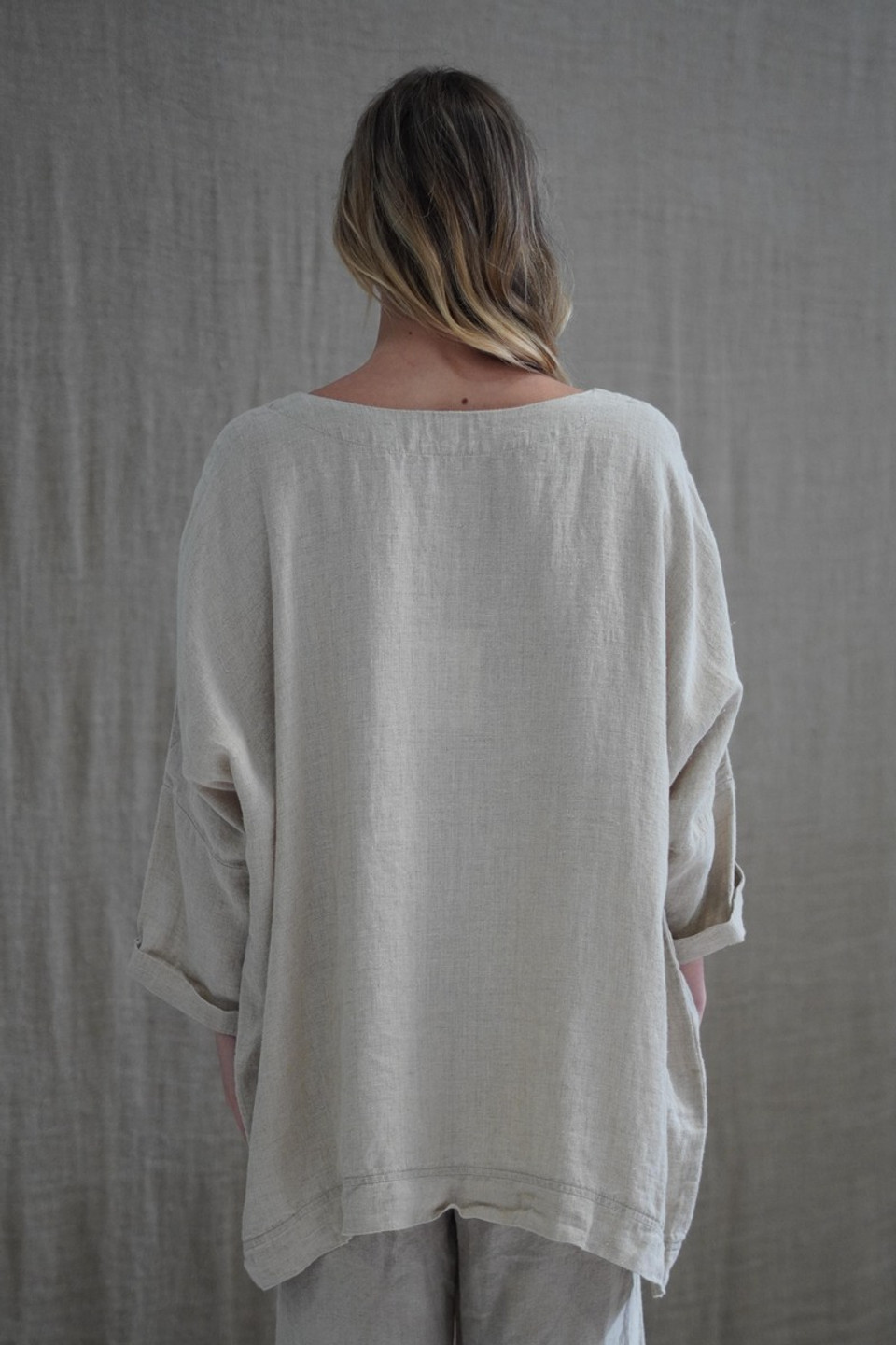 Lia Oversized Top with Sleeves