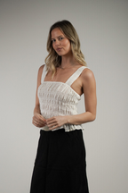 Fia Shirred Top