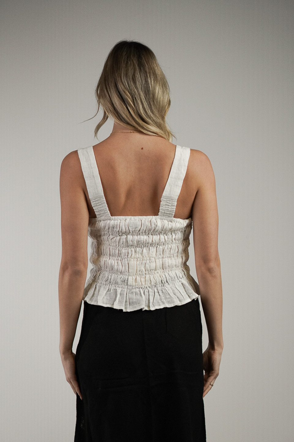 Fia Shirred Top