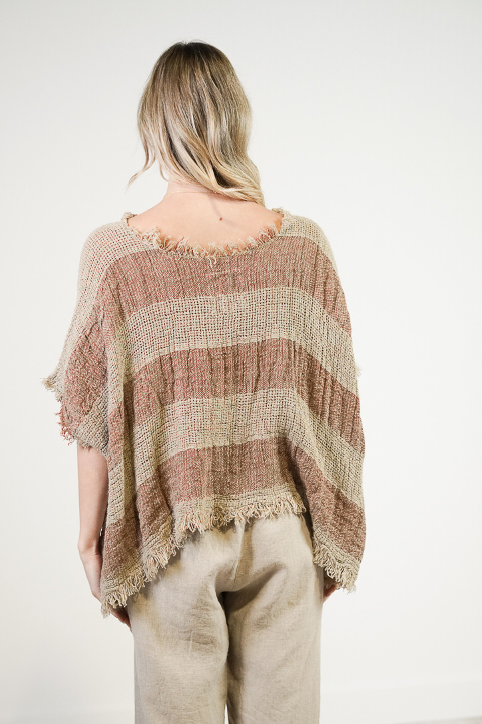 Sarita Linen Striped Top
