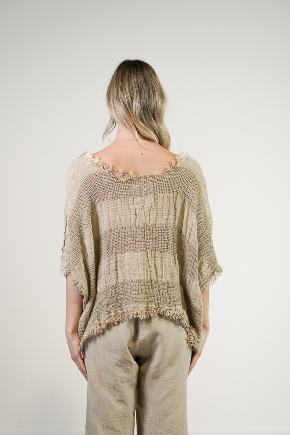Sarita Linen Striped Top