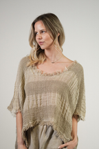 Sarita Linen Striped Top