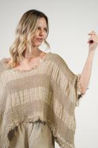Sarita Linen Striped Top