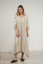 Rosa Elasticated Sleeves Kaftan