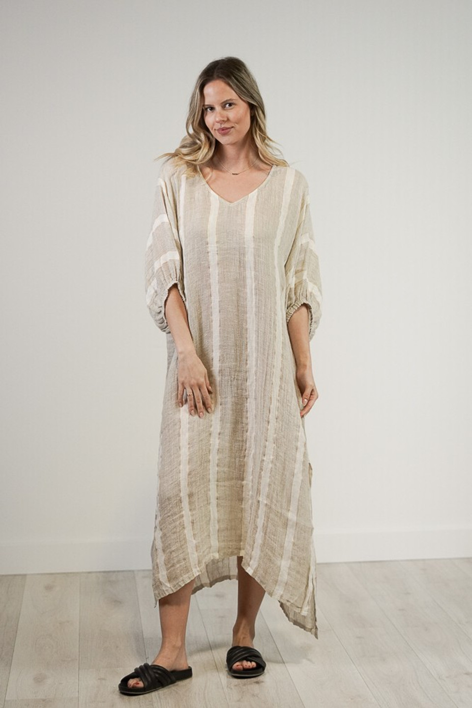 Rosa Elasticated Sleeves Kaftan