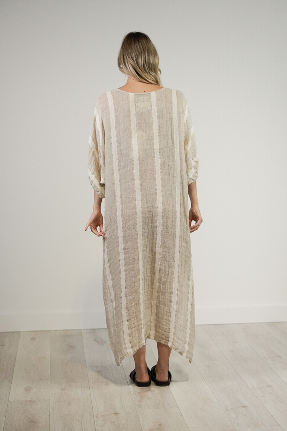 Rosa Elasticated Sleeves Kaftan