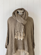 Petra Linen Fringed Scarf