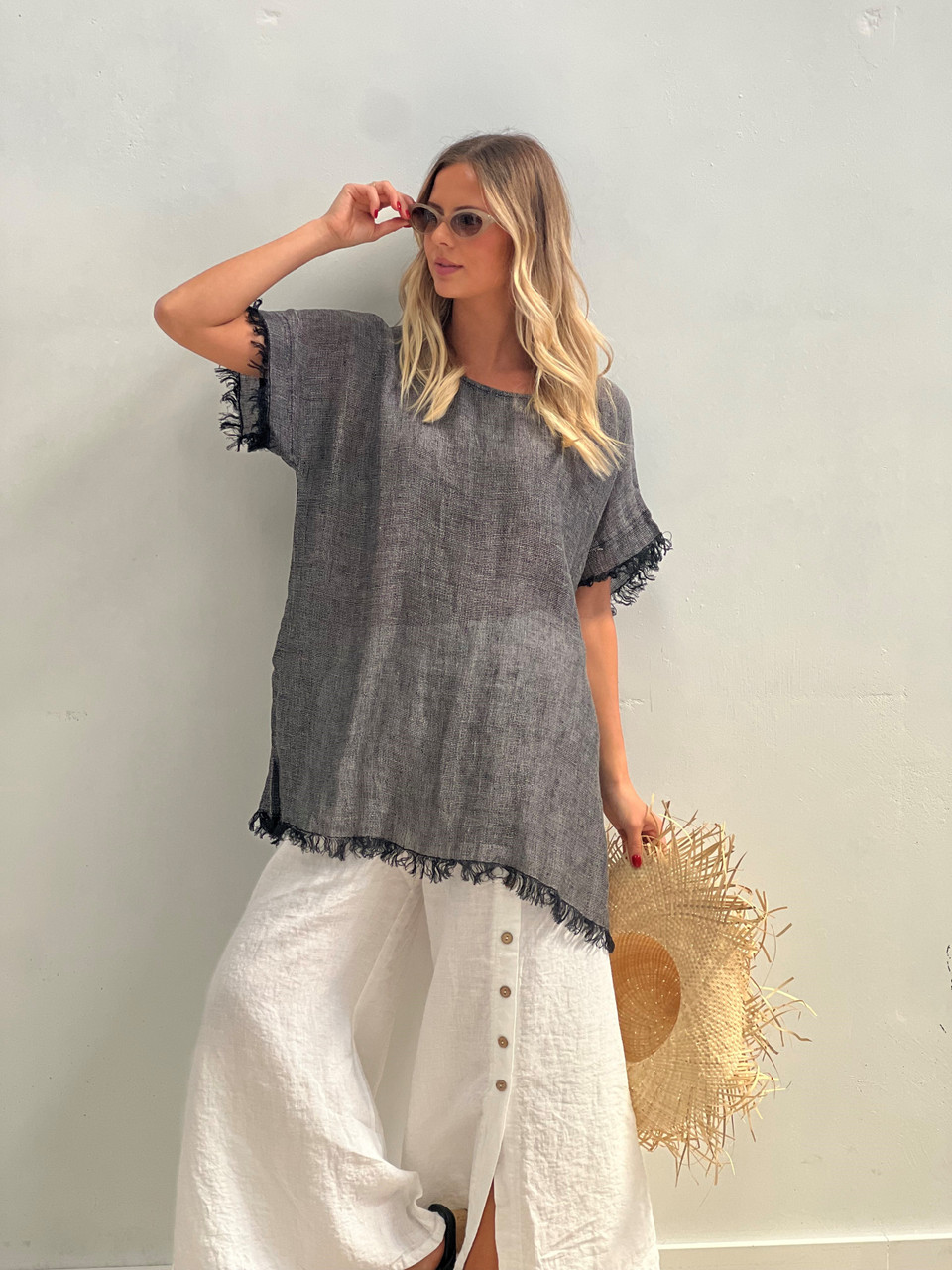 Lucia Fringed Top