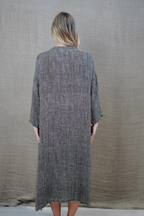 Audrey Long Linen Cardigan