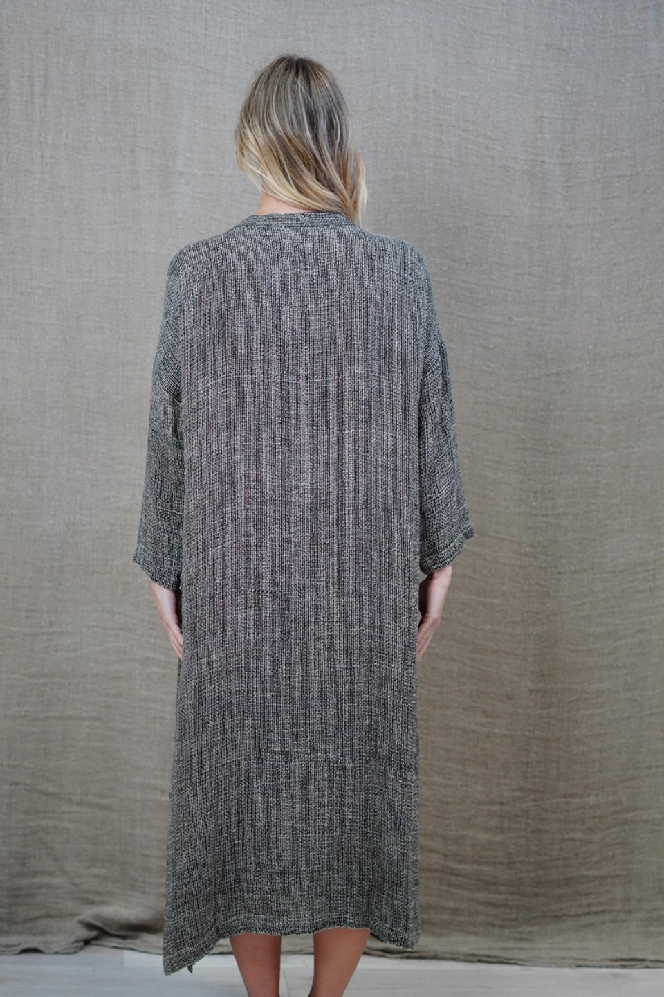 Audrey Long Linen Cardigan