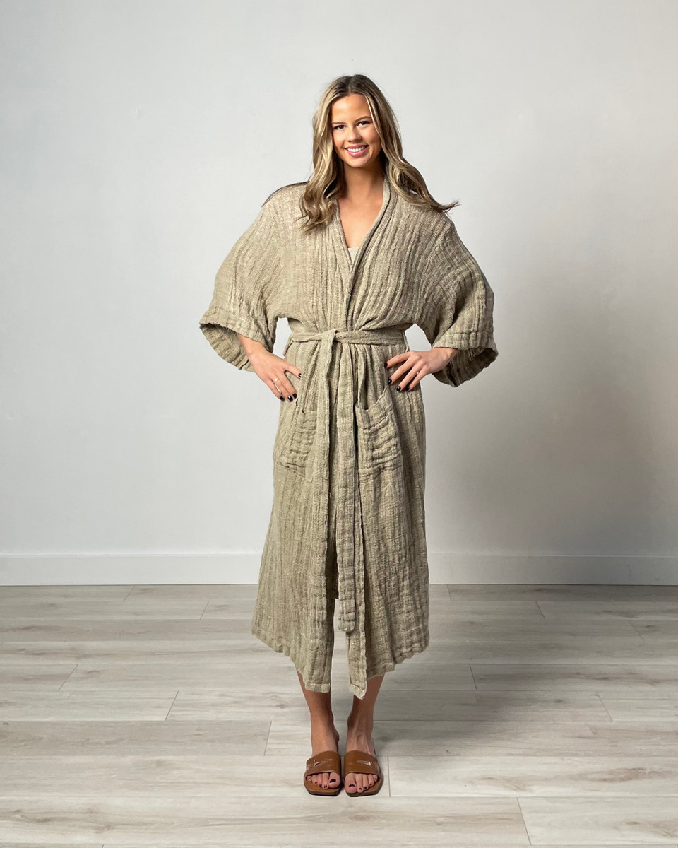 Audrey Heavy Mesh Robe