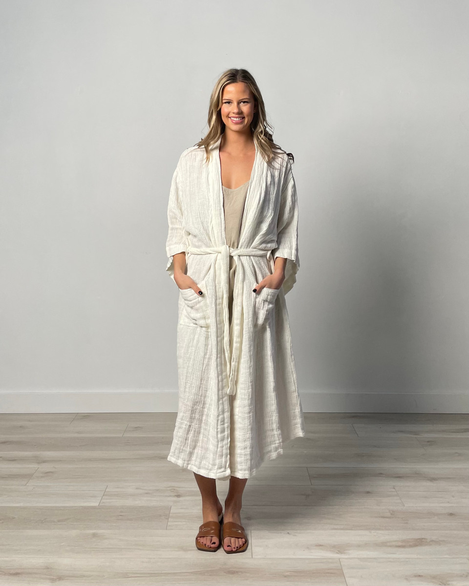 Audrey Heavy Mesh Robe