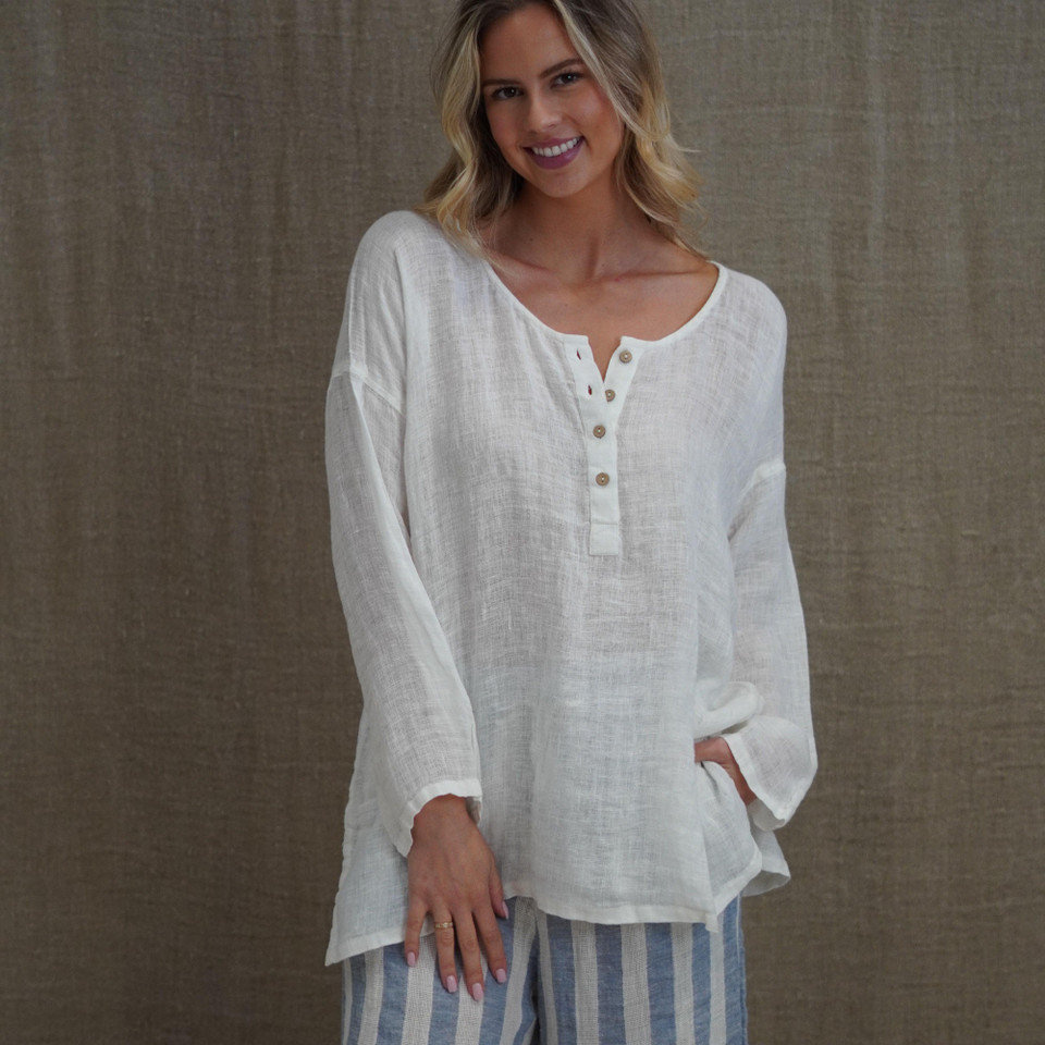 Cecilia Buttoned Top