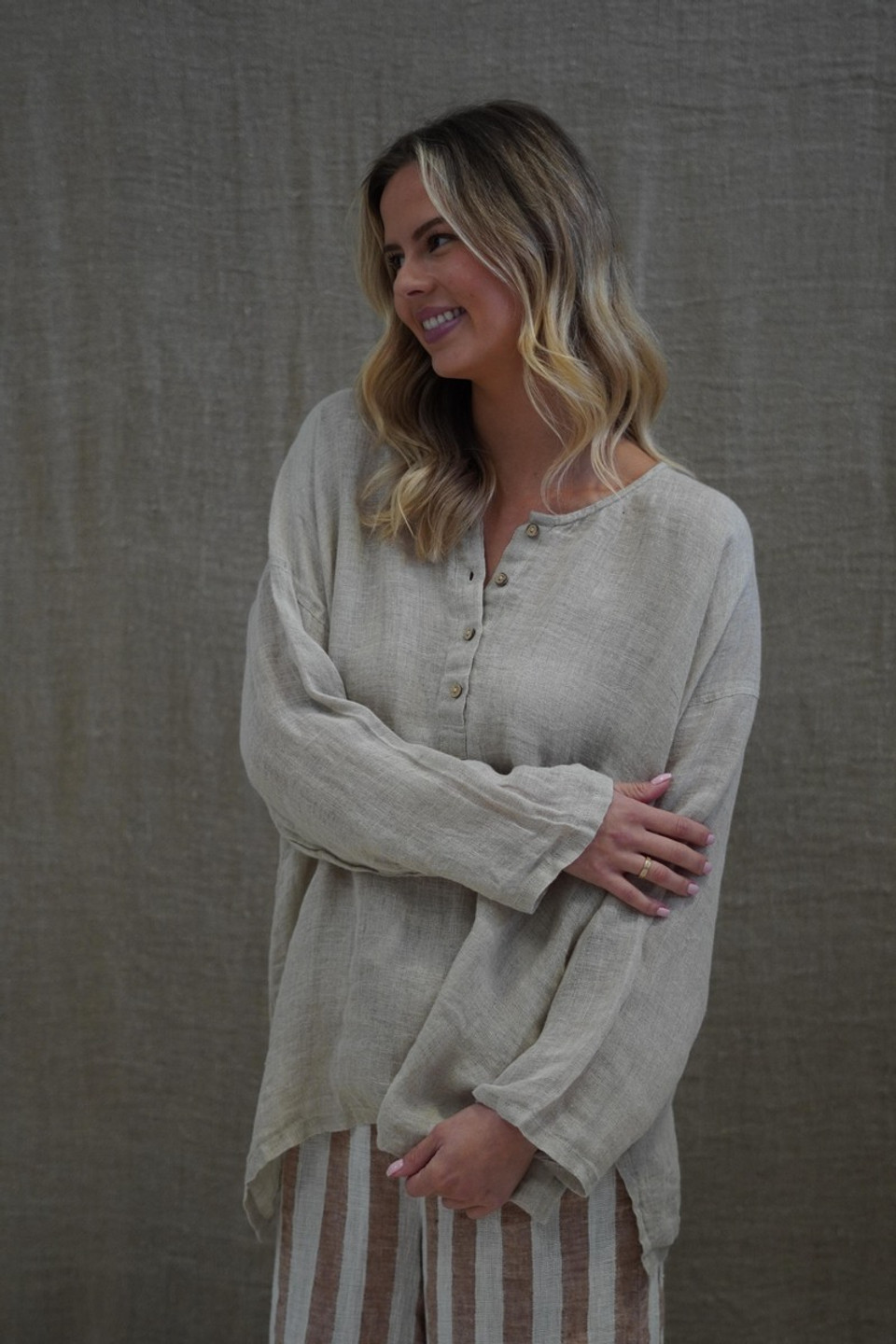 Cecilia Buttoned Top