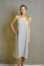 Asheley Long Linen Slip Dress