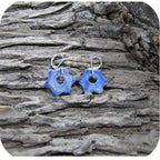 Clay Mini Circle Studs – Handmade with Gold/Silver Loops